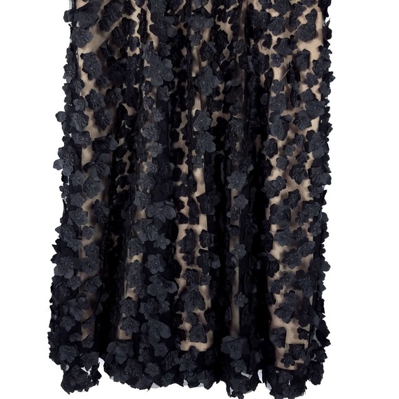 Altar'd State Black 3D Lace Floral Cocktail Dress - Picture 5 of 7